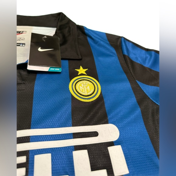 INTER MILAN 98-99 RONALDO #9 HOME RETRO JERSEY - Picture 5 of 7